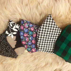 Face Mask Unisex Floral Cotton Fabric 3 Layers